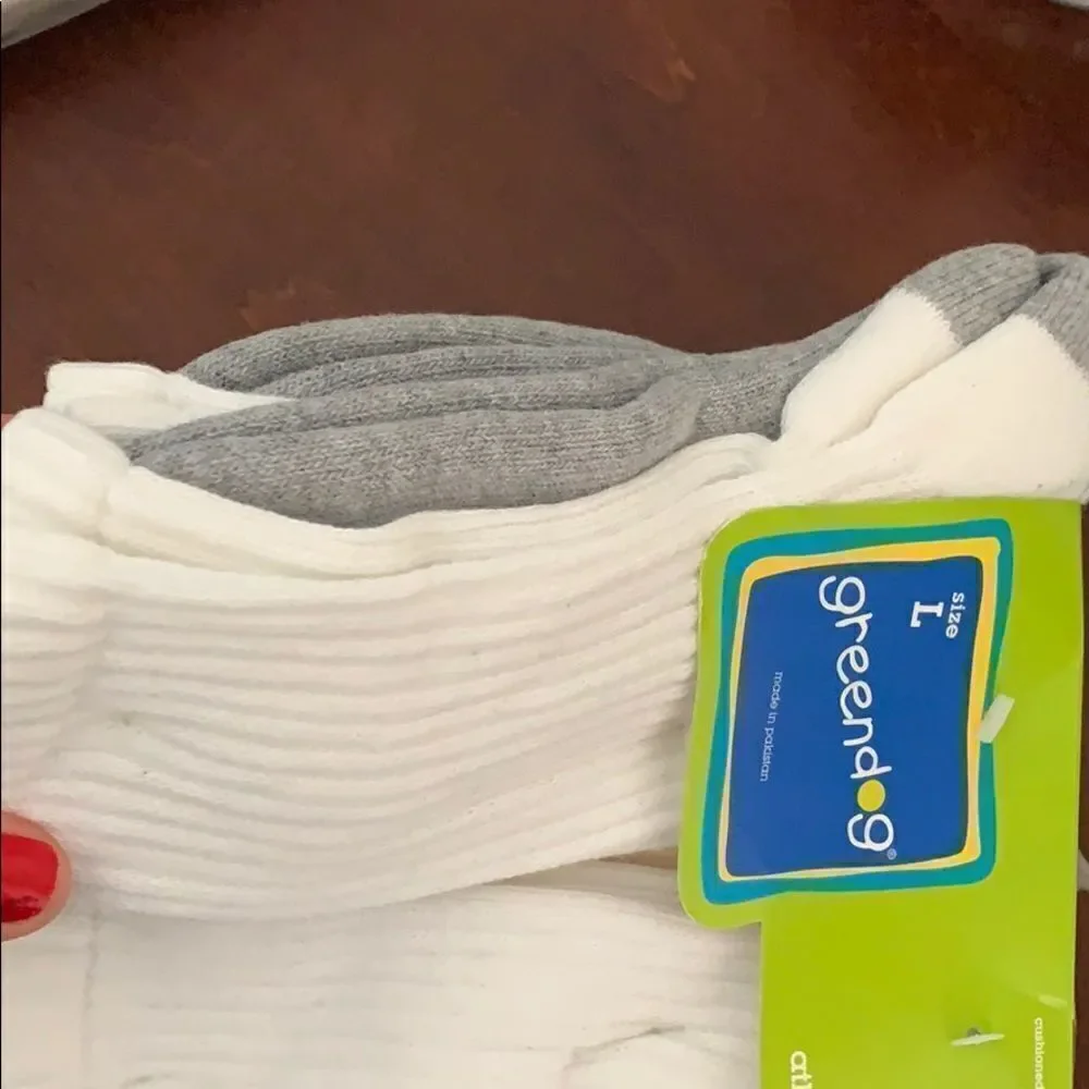 Greendog Athletic crew socks set 6